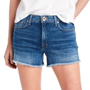 Vineyard Vines High Rise Cut-off Denim Shorts size 31 in Medium Wash